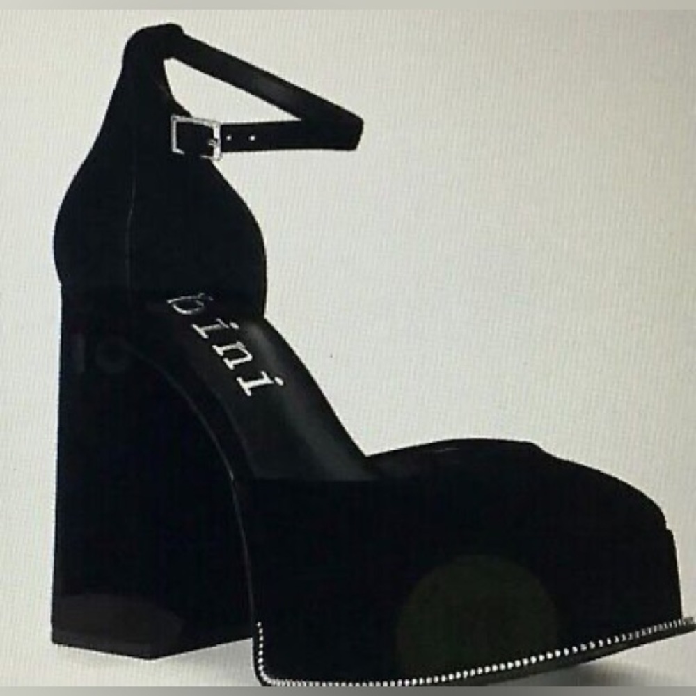 Gianni Bini, the Otten Suede Ankle Strap Platform